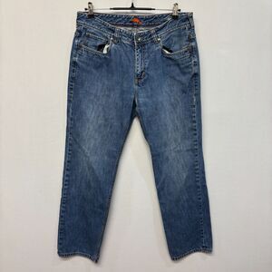 Tommy Bahana Men Santorini Authentic Straight Jeans Size 36x32 Denim C059 -25